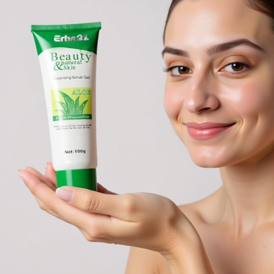 ✨ Gel Exfoliante Facial Erha21 con Aloe Vera – Limpieza y Repara
